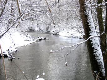Rock Creek with snow