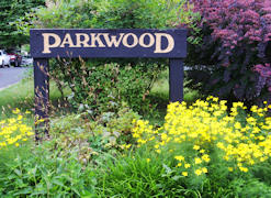 Parkwood sign, summer 2008