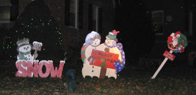 Holiday decorations, Saul Rd